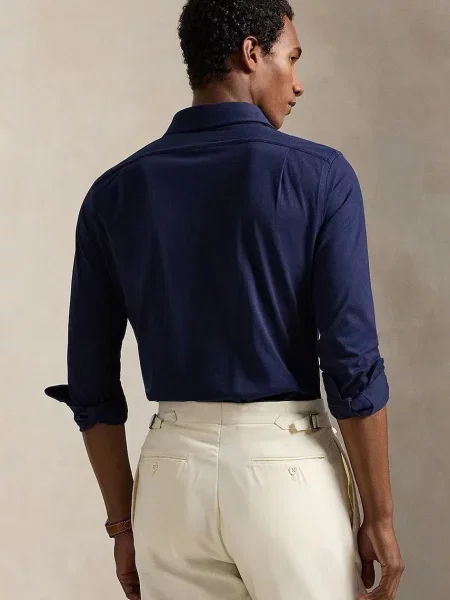 Сорочка Polo Ralph Lauren regular класичний комір синій