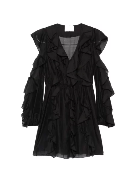 Sukienka mini Philia Loft z falbankami czarna
