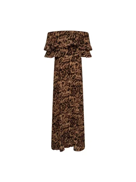 Sukienka Copenhagen Muse brązowa