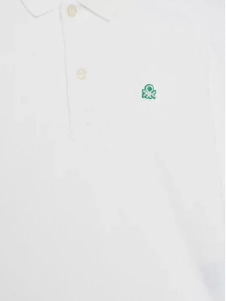 United Colors Of Benetton Polo majica Regular Fit bela