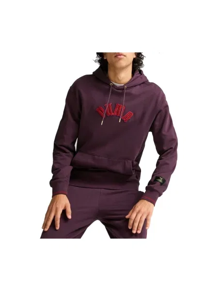 Hanorac cu glugă Puma violet