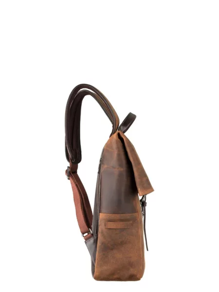 Кожаный повседневный рюкзак Visconti коричневый