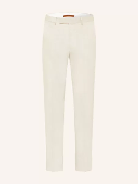 Zegna Chinosy Regular Fit weiss białe