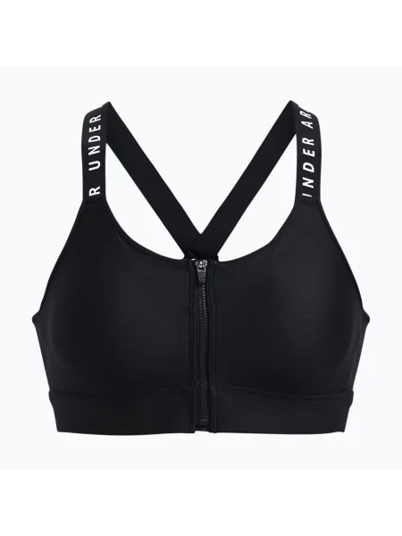 Olcsóbban. Under Armour Infinity High Bra Zip fitness melltartó Méret: L fekete