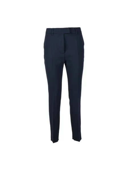 Spodnie Max Mara Studio biznesowe niebieskie