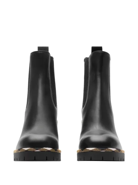 Botine Burberry în carouri negru