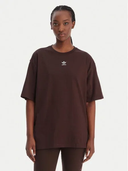 ADIDAS ORIGINALS Majica Essentials temno rjava