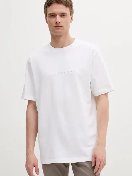 Тениска Lindbergh с апликация бяло