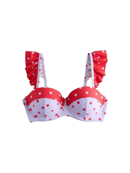 Cath Kidston Sutien costum de baie mov deschis / roși aprins