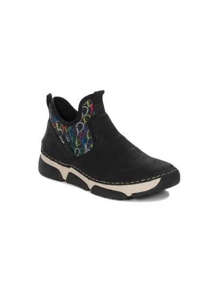 Botine Rieker negru