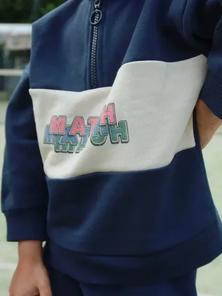 Konges Sløjd Дитяча кофта LOU HALF ZIP SWEAT OCS