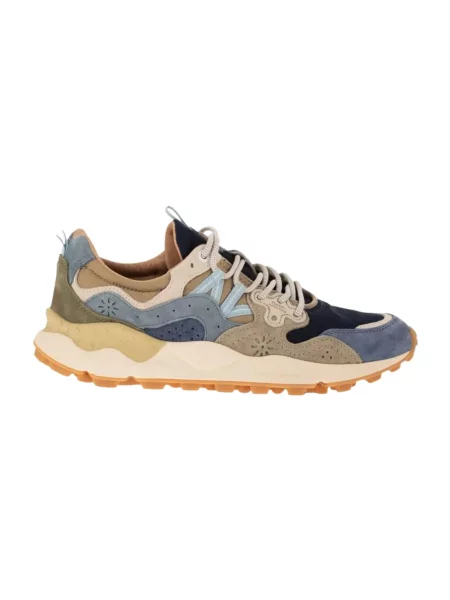 Sneakersy Flower Mountain w kwiatki niebieskie