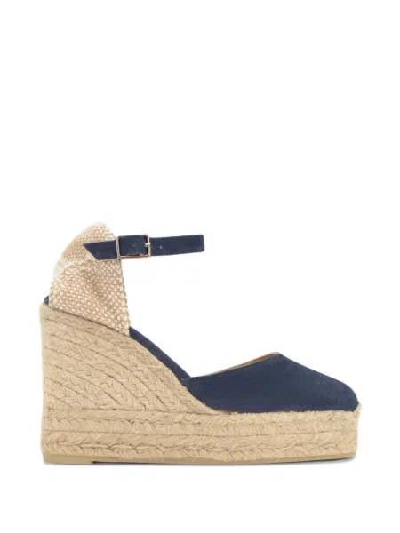 Espadrile Castaner cu pană albastru