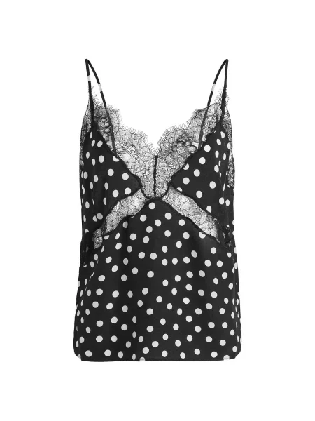 Podkoszulka Anine Bing w grochy biała