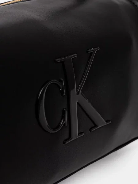 Calvin Klein Táska Bold Ck Slouchy Shoulder Bag fekete