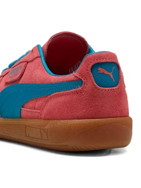 Sneakerși Puma Suede din piele de căprioară roșu