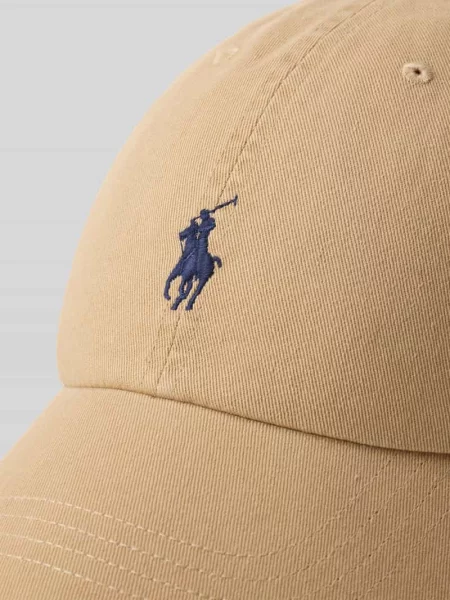 Polo Ralph Lauren czapka z daszkiem brązowa