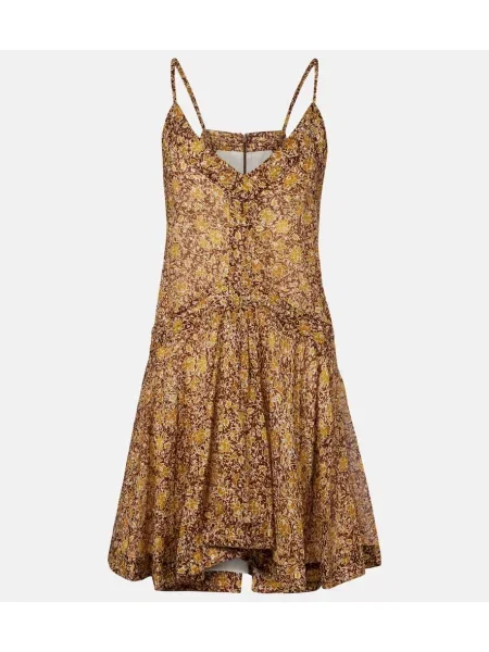 Rochie Marant Etoile cu model floral verde