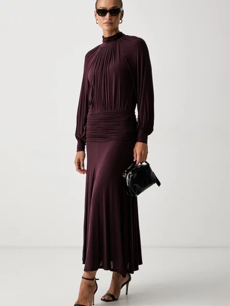Twinset rochie drapată cu vâscoză