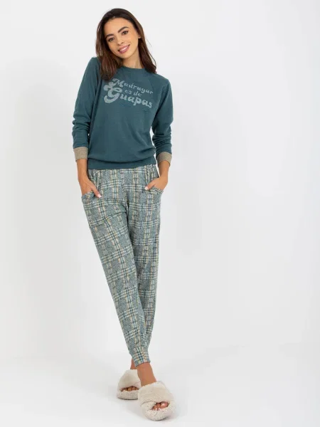 Pijamale Berrak albastru