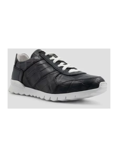 Sneakersy Kiton skórzane szare