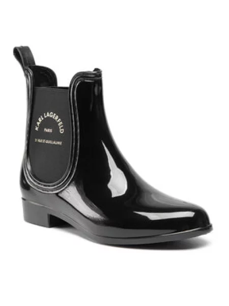 KARL LAGERFELD Gumicsizma fekete