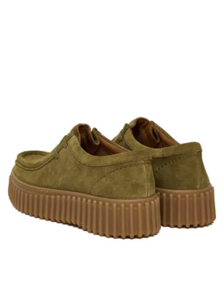 Clarks Nizki čevlji Torhill Bee khaki