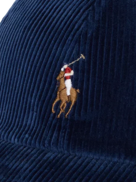 Ριγέ polo Polo Ralph Lauren με κουκούλα με αυτόγραφο λευκό