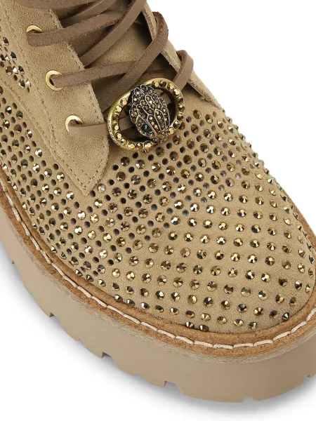 Kurt Geiger London bokacsizma női velúr Chelsea Perf Boot bézs