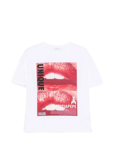 Tricou Patrizia Pepe cu imagine alb
