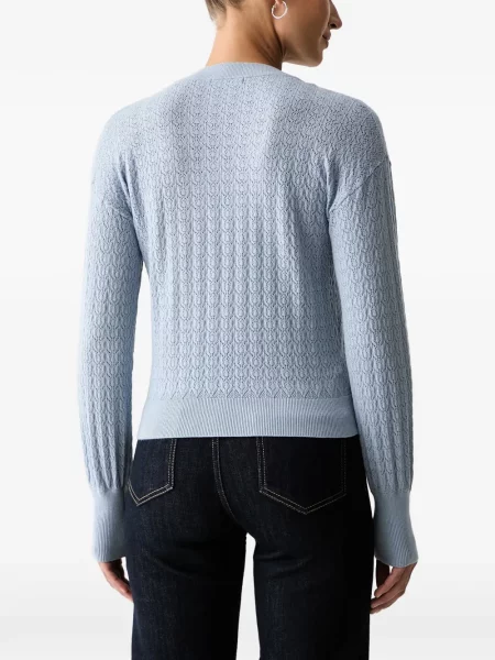 Cardigan Guess tricotate albastru