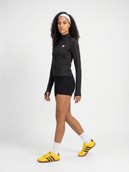 Geacă Adidas alergare negru
