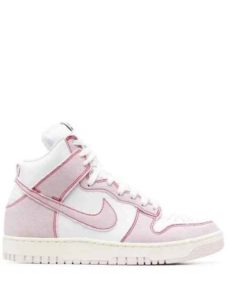 Sneakerși Nike Dunk cu șireturi din dantelă roz