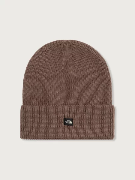 The North Face beanie kapa MINI LOGO rjava