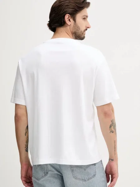 Calvin Klein t-shirt z aplikacją biały