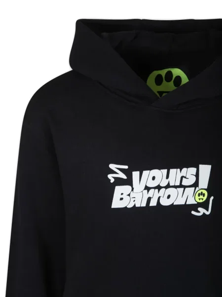 Bluza z kapturem dziecięca Barrow czarna