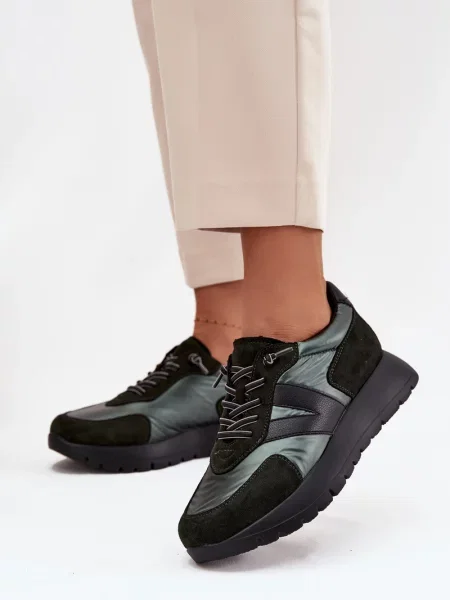 Tenisky Vinceza na platformě černé