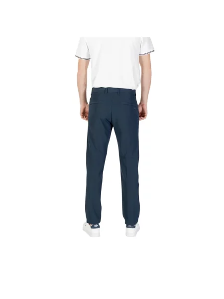 Skinny spodnie Hugo Boss casual ze stretchu niebieskie