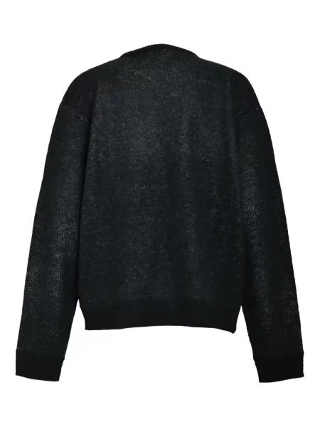 Pulover Breath cu broderie negru