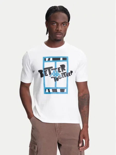 Kappa T-Shirt biały