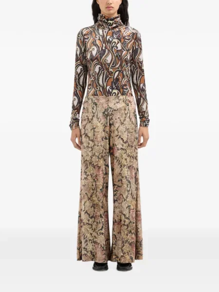 Pantaloni Pierre-louis Mascia cu model floral