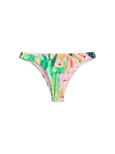 Next Slip costum de baie azur / verde / roz deschis roșu