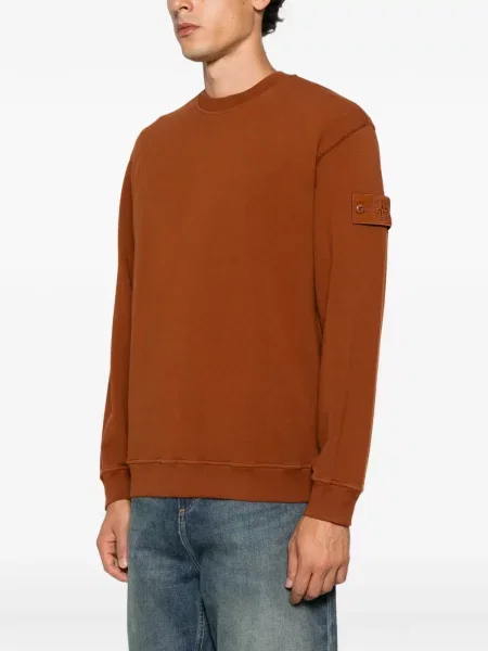Hanorac Stone Island cu strasuri maro