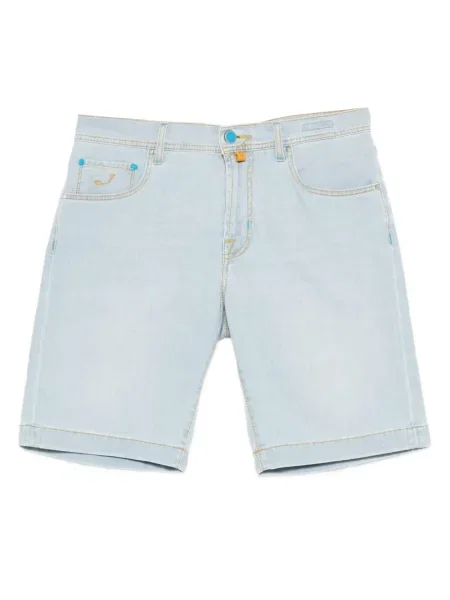 Džínové šortky Jacob Cohen s výšivkou modré