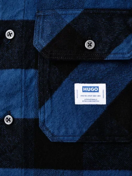 Рубашка Hugo Blue синяя