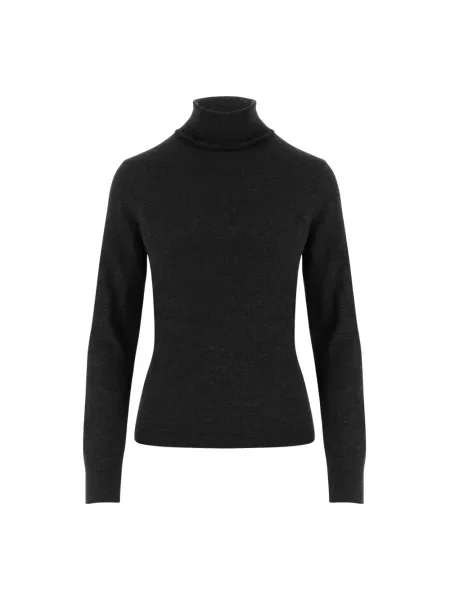 Sweter z golfem Allude czarny