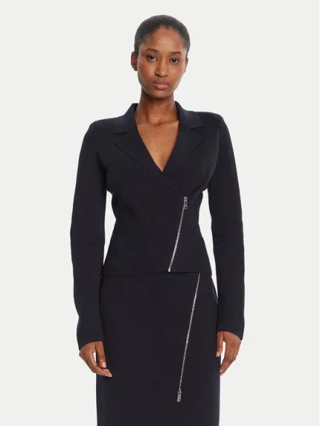 BOSS Cardigan Felendi Bleumarin