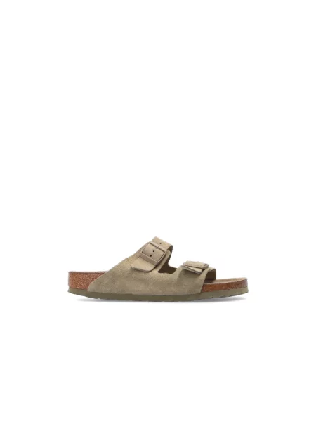 Trampki Birkenstock Arizona Soft Footbed Suede Leather Faded Khaki EUR 37 szare
