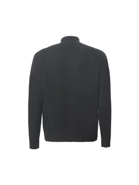 Sweter Alpha Studio wełniany czarny