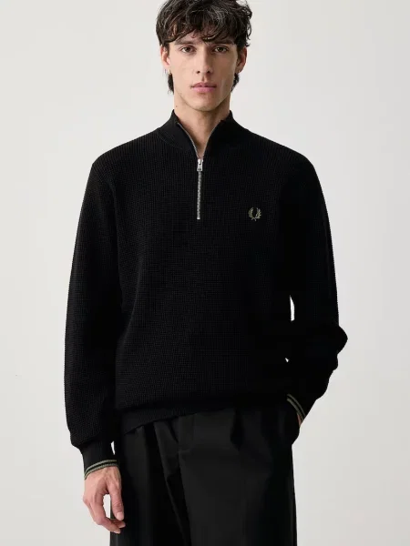 Fred Perry sweter czarny